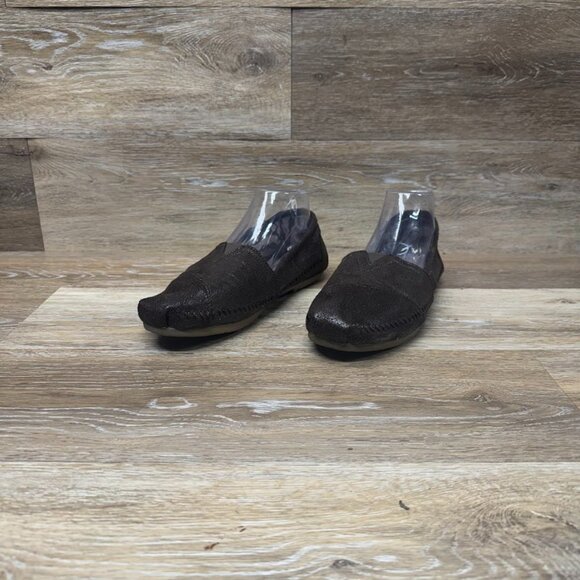 BOBS from Skechers Luxed Rain Dance Chocolate Flats Women's Size 10 - Picture 1 of 6